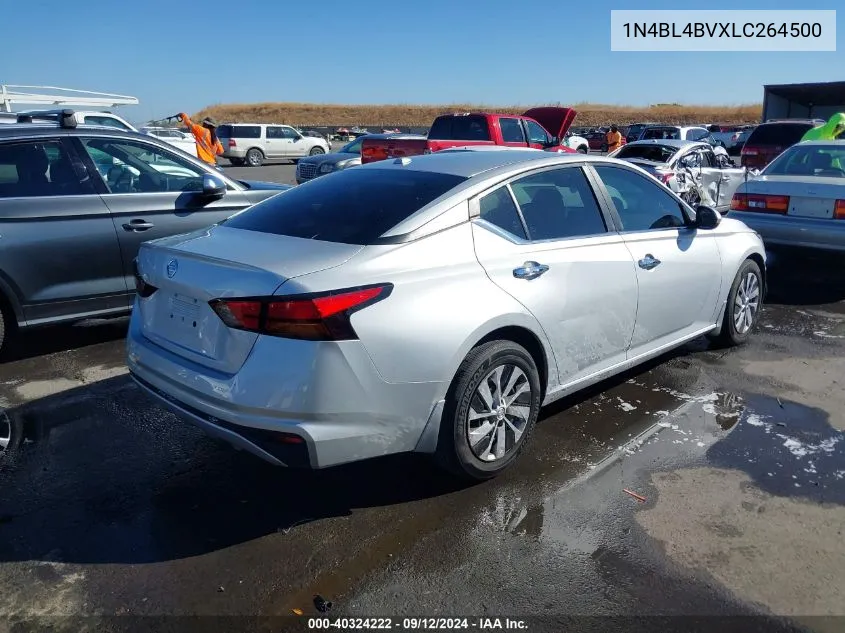 2020 Nissan Altima S Fwd VIN: 1N4BL4BVXLC264500 Lot: 40324222