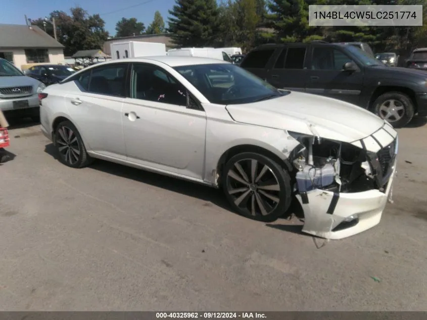 2020 Nissan Altima Sr Intelligent Awd VIN: 1N4BL4CW5LC251774 Lot: 40325962