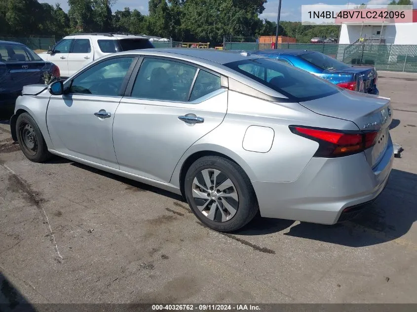 1N4BL4BV7LC242096 2020 Nissan Altima S Fwd