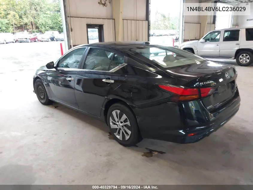 2020 Nissan Altima S Fwd VIN: 1N4BL4BV6LC236029 Lot: 40329794