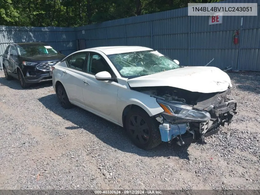 2020 Nissan Altima S Fwd VIN: 1N4BL4BV1LC243051 Lot: 40330624