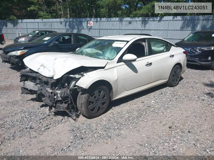 2020 Nissan Altima S Fwd VIN: 1N4BL4BV1LC243051 Lot: 40330624