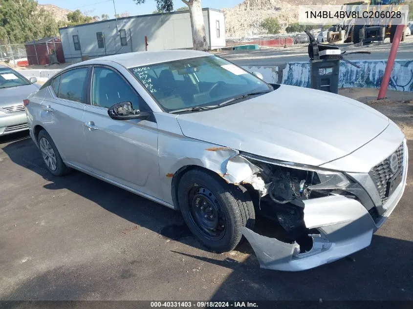 2020 Nissan Altima S Fwd VIN: 1N4BL4BV8LC206028 Lot: 40331403