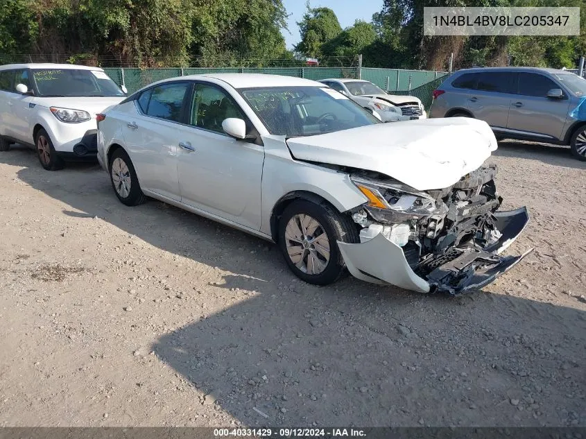 1N4BL4BV8LC205347 2020 Nissan Altima S Fwd