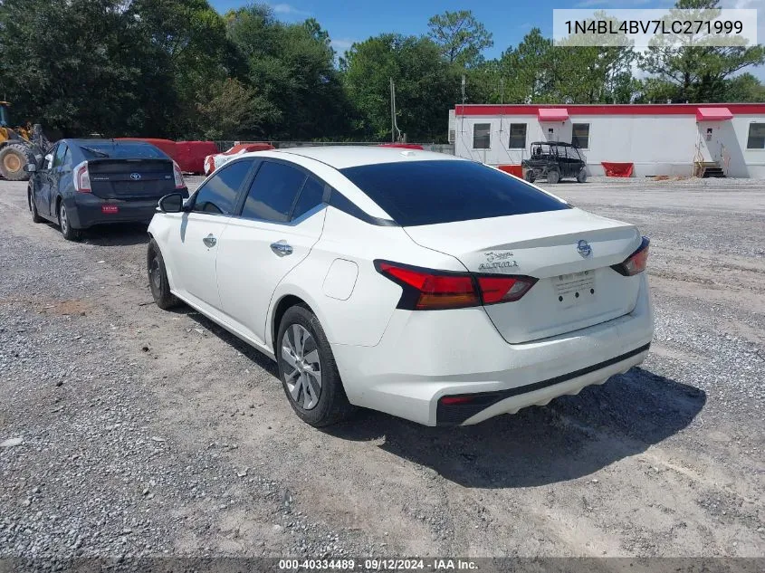 2020 Nissan Altima S Fwd VIN: 1N4BL4BV7LC271999 Lot: 40334489