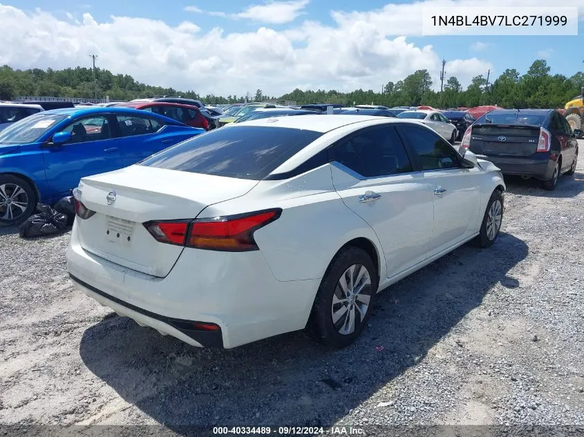 2020 Nissan Altima S Fwd VIN: 1N4BL4BV7LC271999 Lot: 40334489