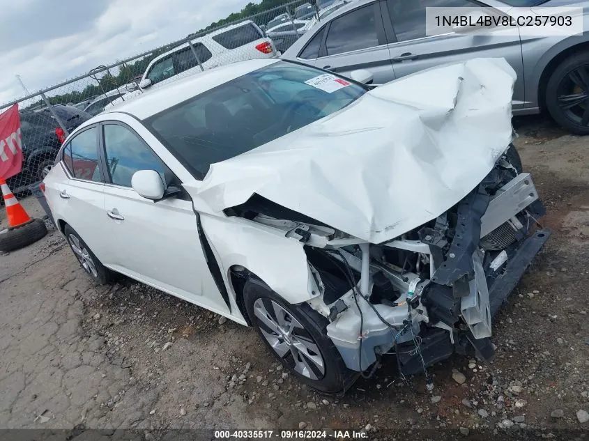 2020 Nissan Altima S Fwd VIN: 1N4BL4BV8LC257903 Lot: 40335517