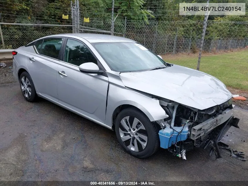 2020 Nissan Altima S Fwd VIN: 1N4BL4BV7LC240154 Lot: 40341656