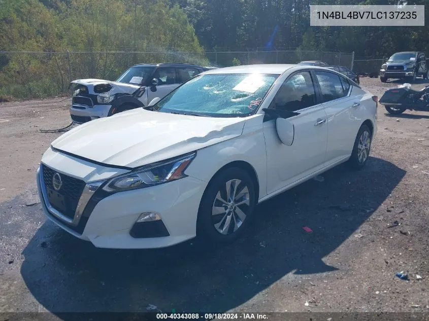 2020 Nissan Altima S Fwd VIN: 1N4BL4BV7LC137235 Lot: 40343088