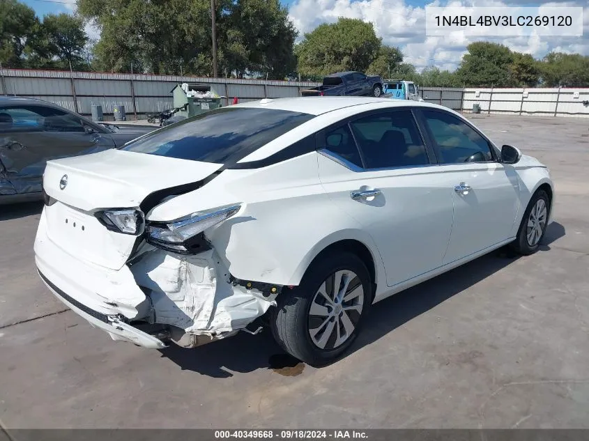 2020 Nissan Altima S Fwd VIN: 1N4BL4BV3LC269120 Lot: 40349668