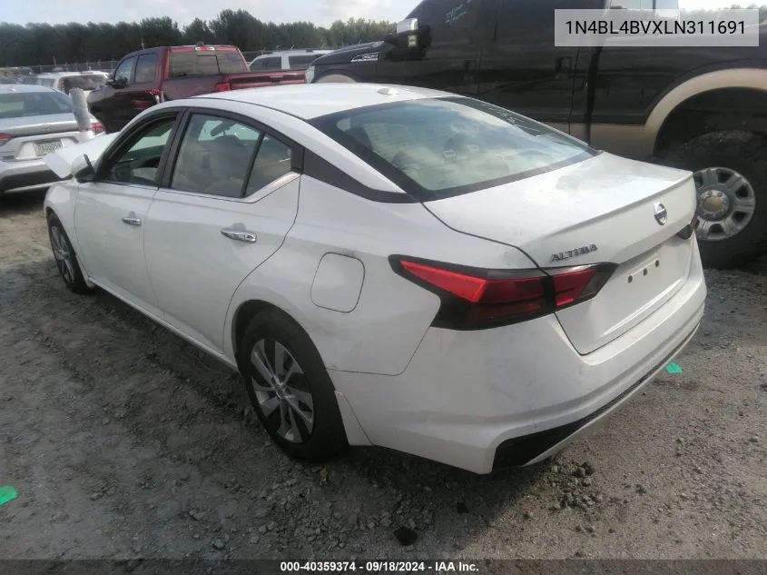 2020 Nissan Altima S VIN: 1N4BL4BVXLN311691 Lot: 40359374