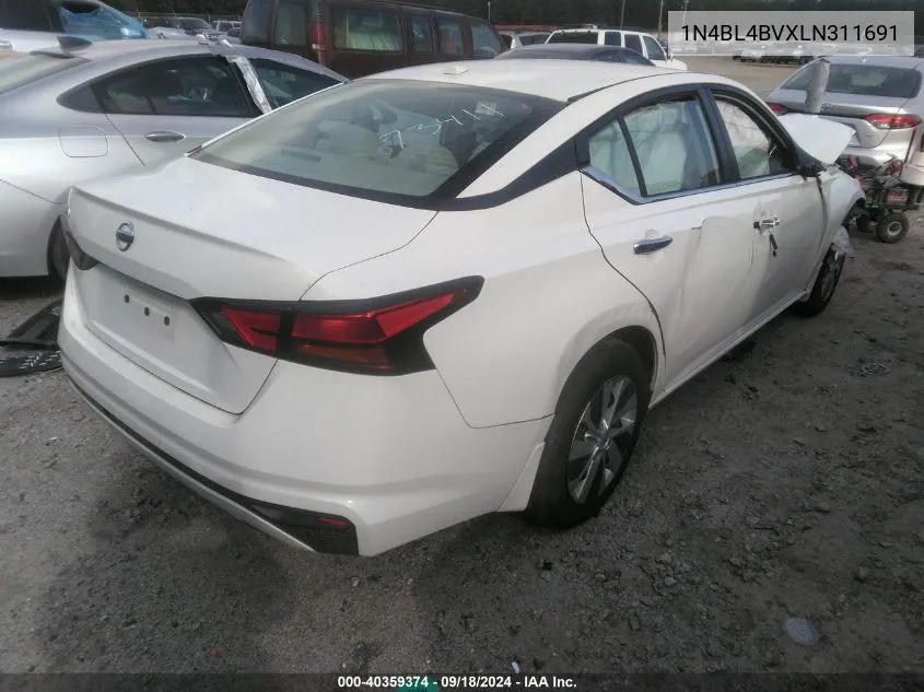 2020 Nissan Altima S VIN: 1N4BL4BVXLN311691 Lot: 40359374