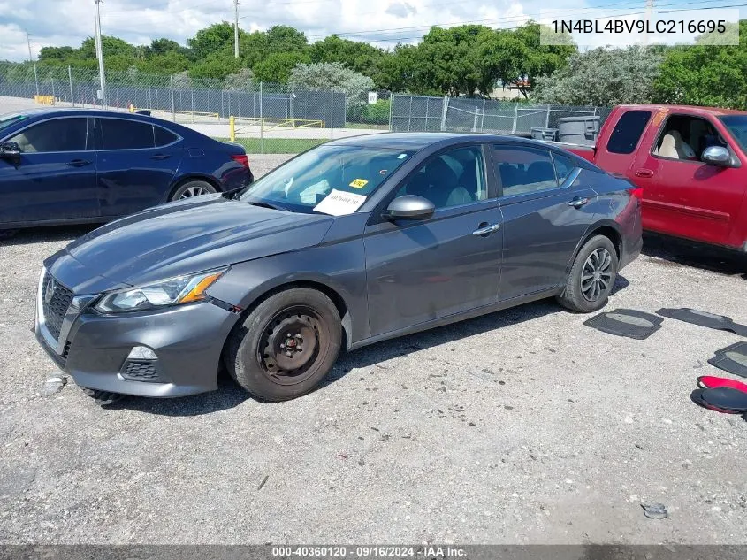 2020 Nissan Altima S Fwd VIN: 1N4BL4BV9LC216695 Lot: 40360120