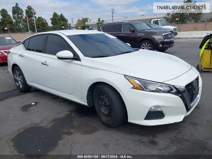 2020 Nissan Altima S Fwd VIN: 1N4BL4BV4LC147625 Lot: 40361105