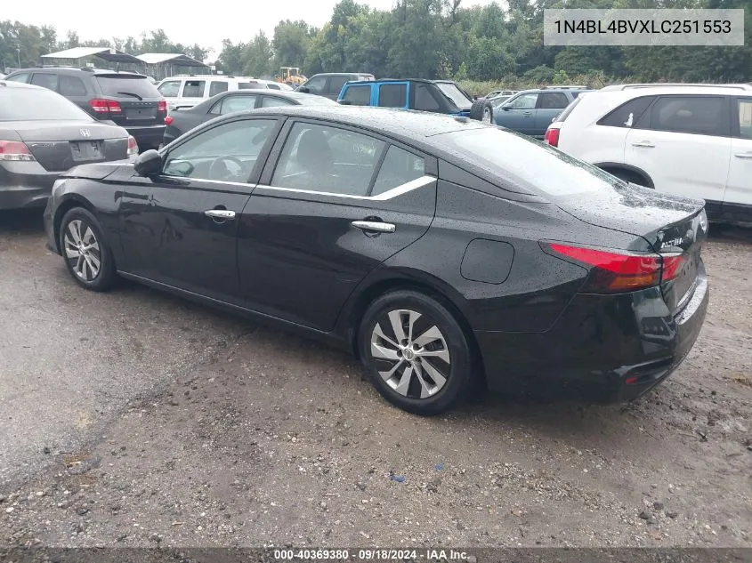 2020 Nissan Altima S VIN: 1N4BL4BVXLC251553 Lot: 40369380