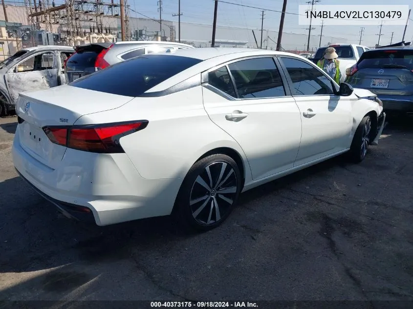 2020 Nissan Altima Sr Fwd VIN: 1N4BL4CV2LC130479 Lot: 40373175