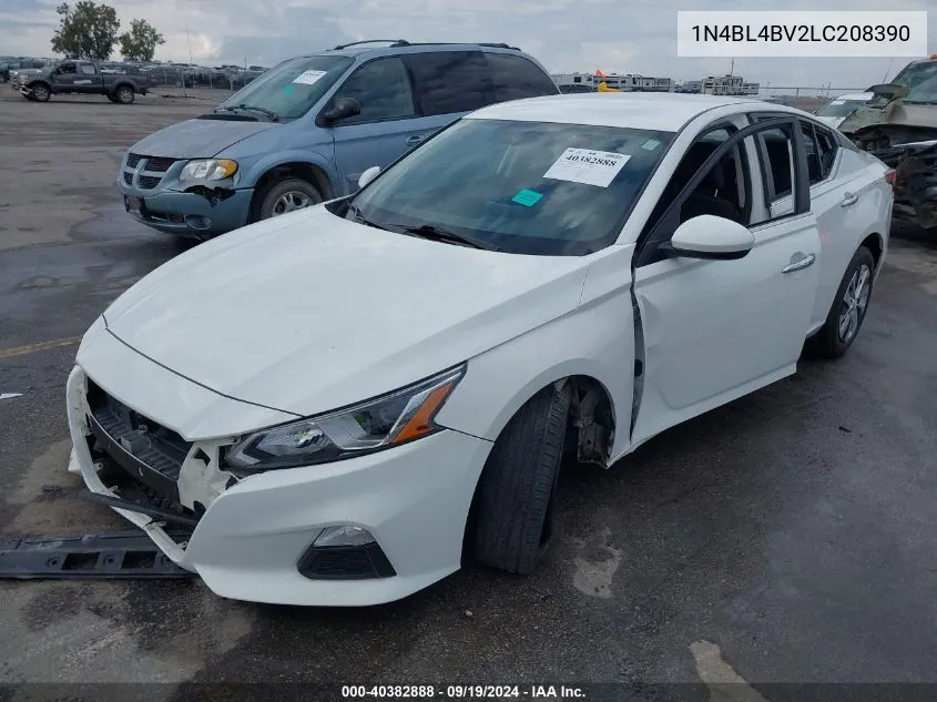 2020 Nissan Altima S Fwd VIN: 1N4BL4BV2LC208390 Lot: 40382888