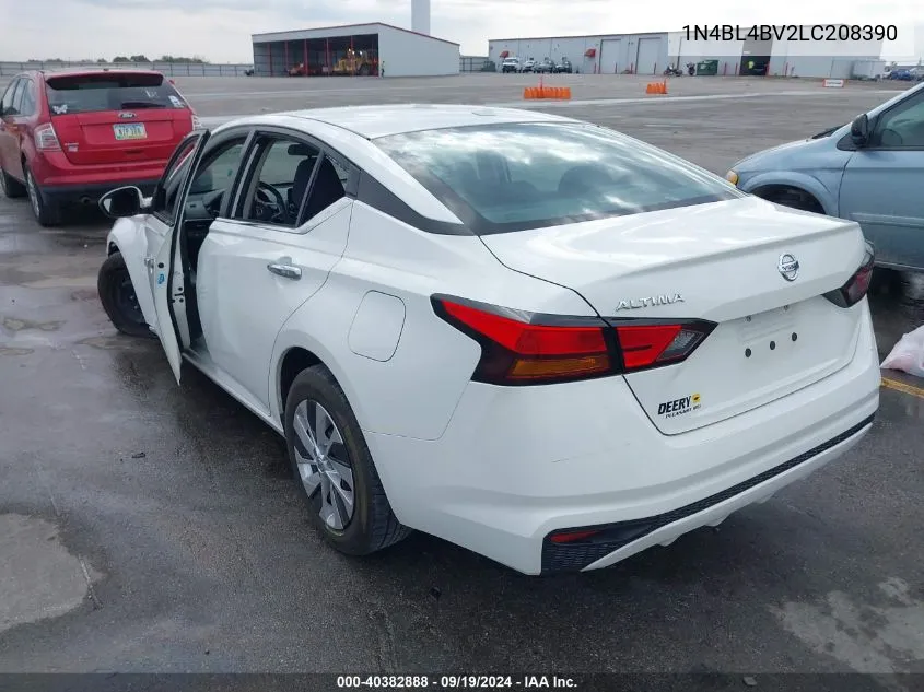 2020 Nissan Altima S Fwd VIN: 1N4BL4BV2LC208390 Lot: 40382888