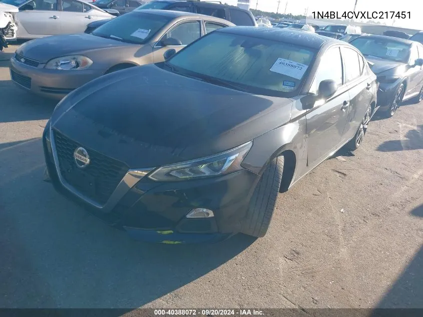 2020 Nissan Altima Sr Fwd VIN: 1N4BL4CVXLC217451 Lot: 40388072