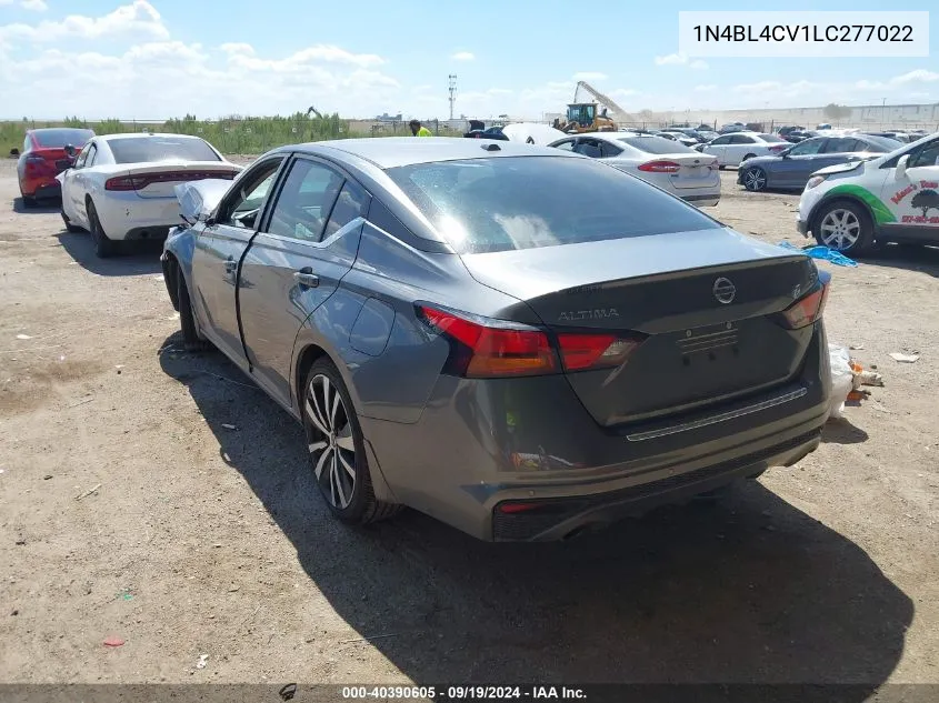 1N4BL4CV1LC277022 2020 Nissan Altima Sr Fwd