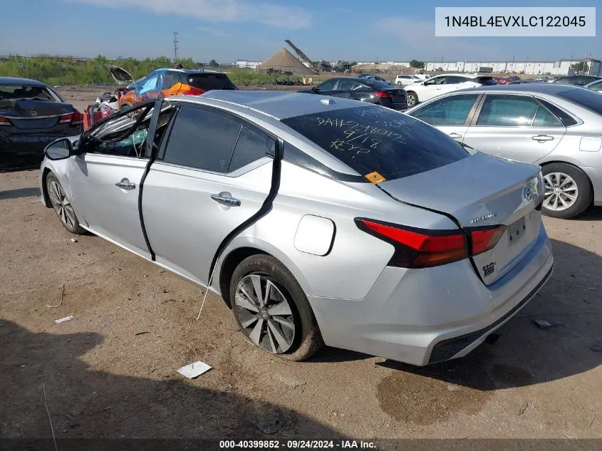 2020 Nissan Altima Sl VIN: 1N4BL4EVXLC122045 Lot: 40399852