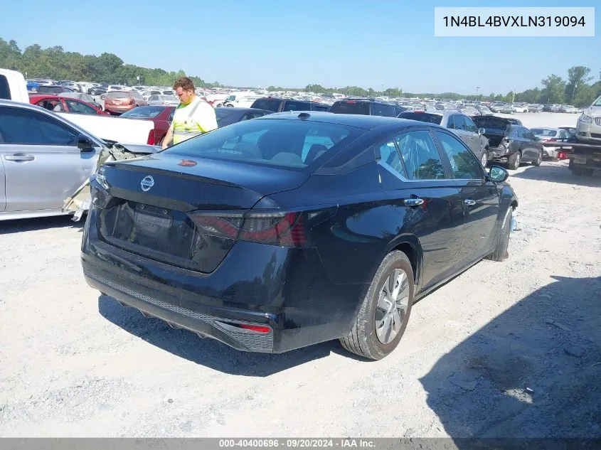 1N4BL4BVXLN319094 2020 Nissan Altima S Fwd