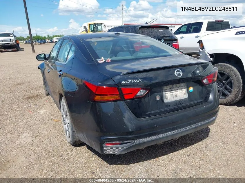 2020 Nissan Altima S VIN: 1N4BL4BV2LC248811 Lot: 40404256