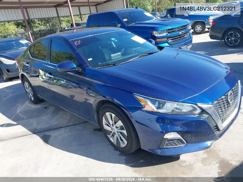 2020 Nissan Altima S Fwd VIN: 1N4BL4BV3LC212321 Lot: 40407639