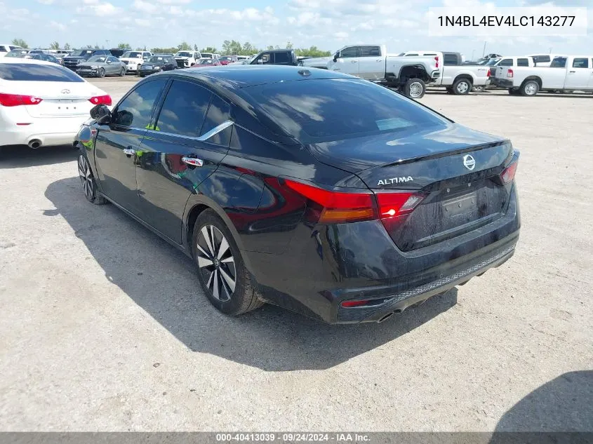 1N4BL4EV4LC143277 2020 Nissan Altima Sl Fwd