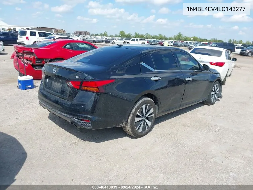 2020 Nissan Altima Sl Fwd VIN: 1N4BL4EV4LC143277 Lot: 40413039