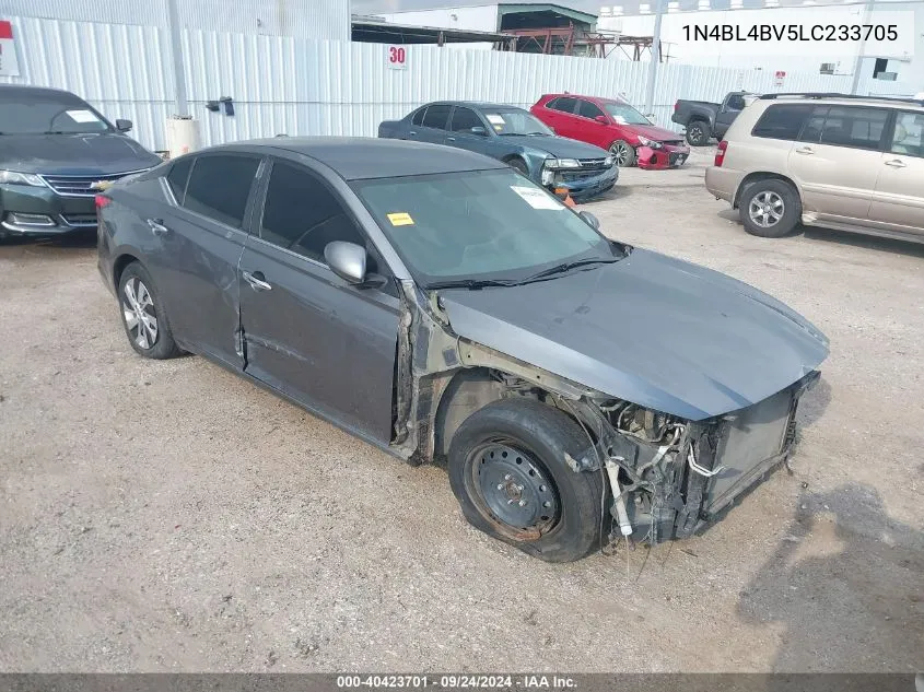 2020 Nissan Altima S Fwd VIN: 1N4BL4BV5LC233705 Lot: 40423701