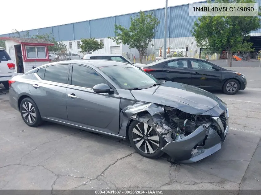 2020 Nissan Altima Sv Fwd VIN: 1N4BL4DV5LC149090 Lot: 40431587