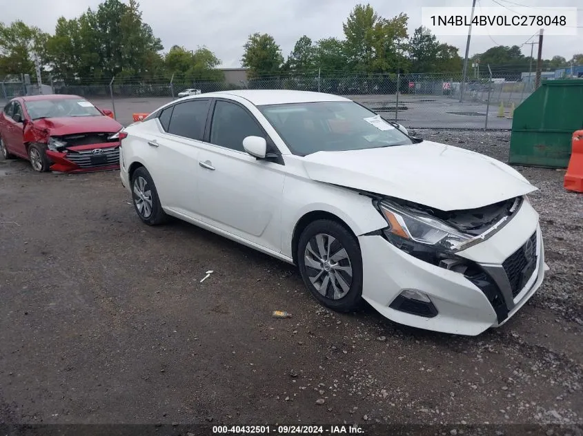 1N4BL4BV0LC278048 2020 Nissan Altima S Fwd