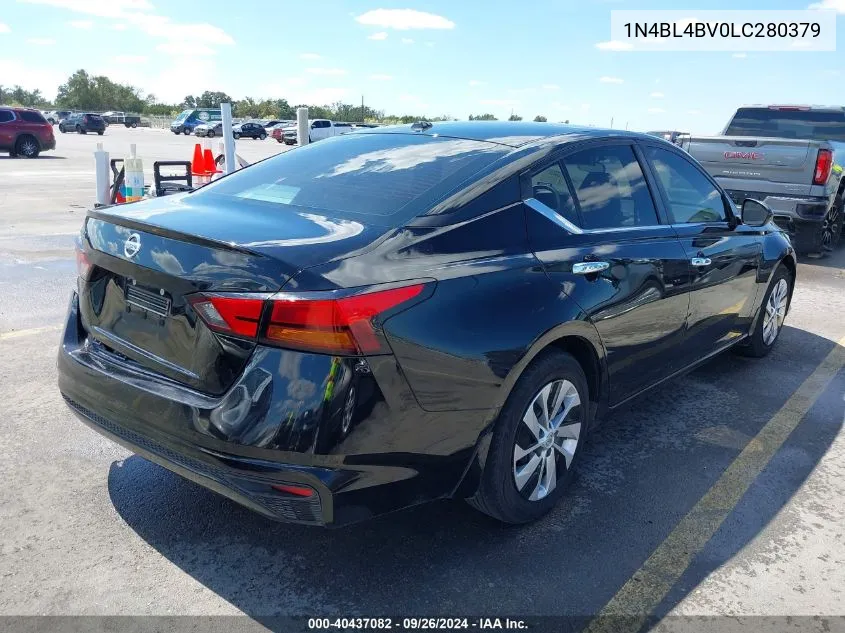 1N4BL4BV0LC280379 2020 Nissan Altima S Fwd