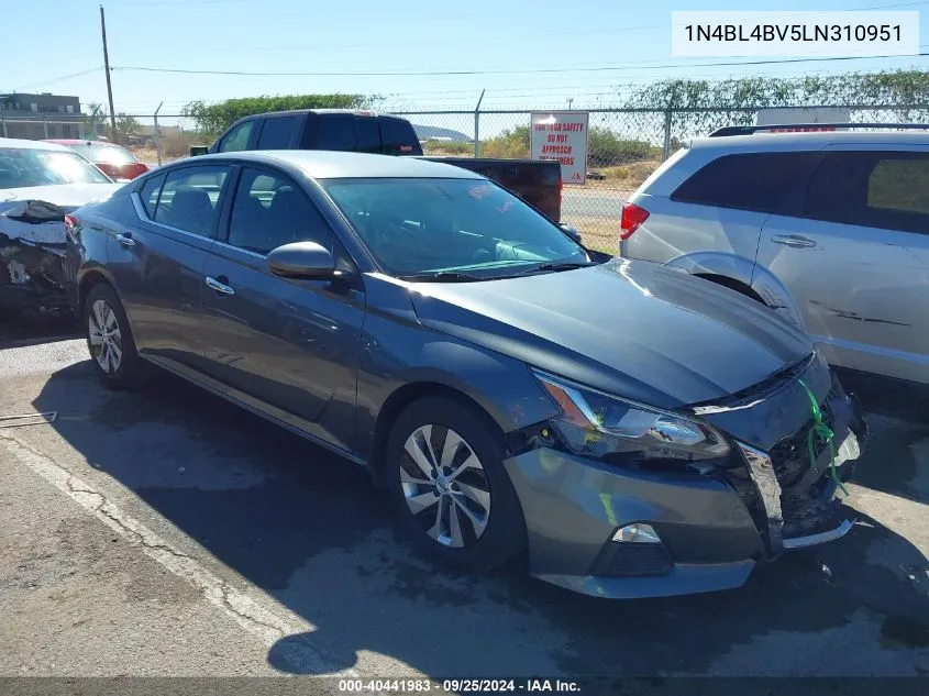 1N4BL4BV5LN310951 2020 Nissan Altima S Fwd