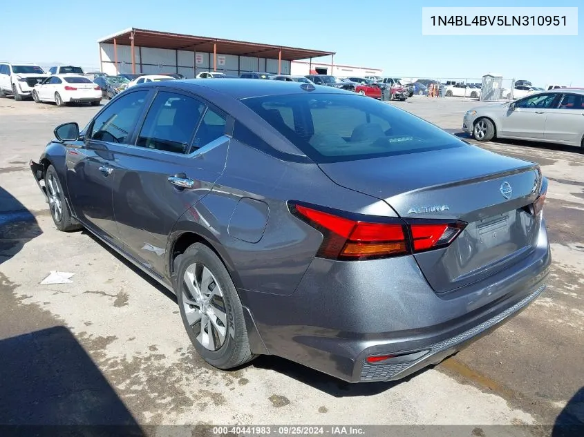 1N4BL4BV5LN310951 2020 Nissan Altima S Fwd