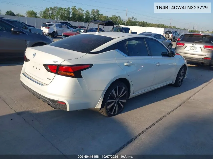 2020 Nissan Altima Sr Intelligent Awd VIN: 1N4BL4CW4LN323729 Lot: 40446158