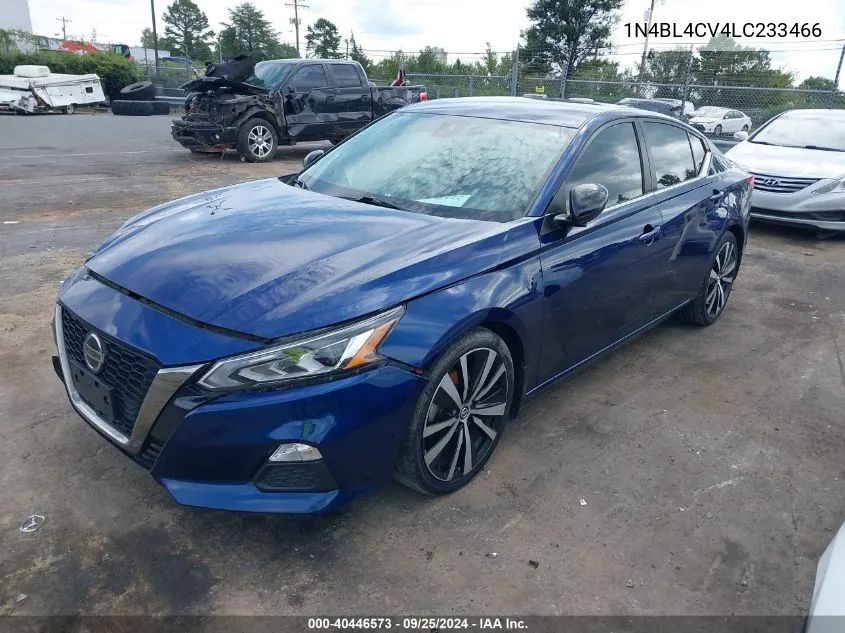 2020 Nissan Altima Sr Fwd VIN: 1N4BL4CV4LC233466 Lot: 40446573