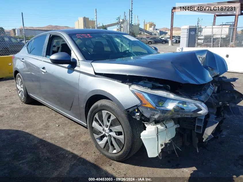 2020 Nissan Altima S VIN: 1N4BL4BV7LC187231 Lot: 40453003