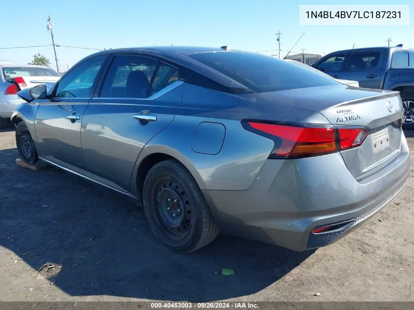 1N4BL4BV7LC187231 2020 Nissan Altima S