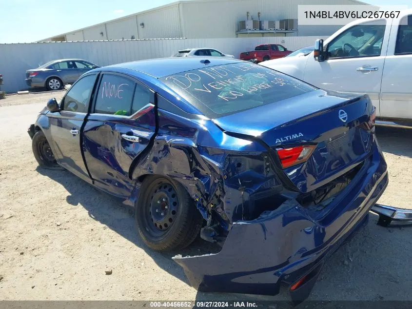 2020 Nissan Altima S Fwd VIN: 1N4BL4BV6LC267667 Lot: 40456652