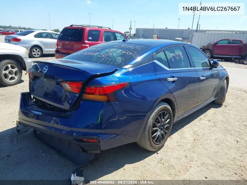 1N4BL4BV6LC267667 2020 Nissan Altima S Fwd