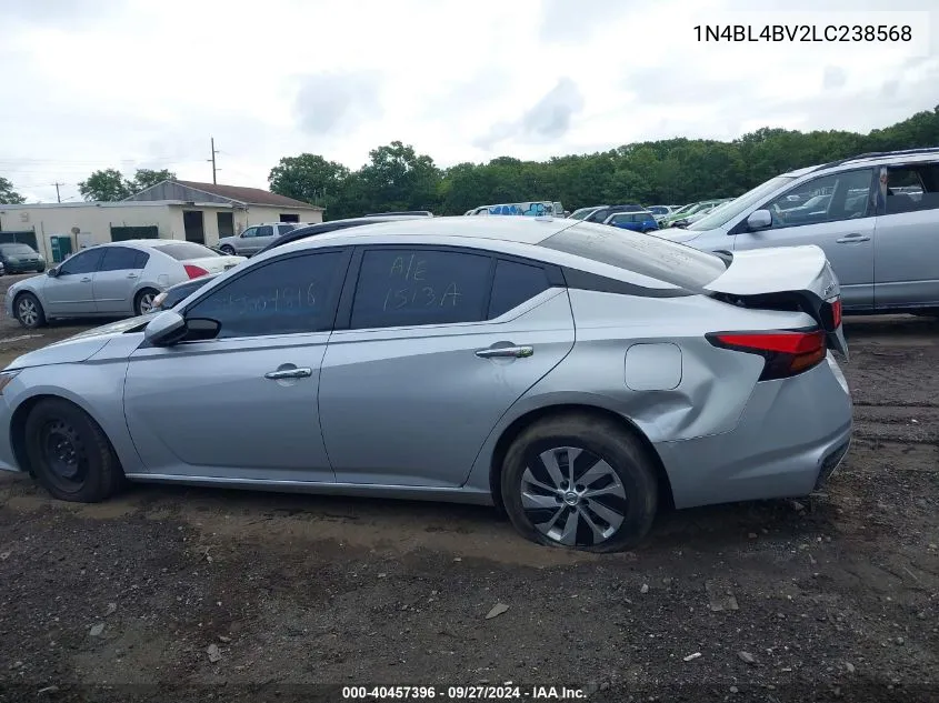 1N4BL4BV2LC238568 2020 Nissan Altima S Fwd