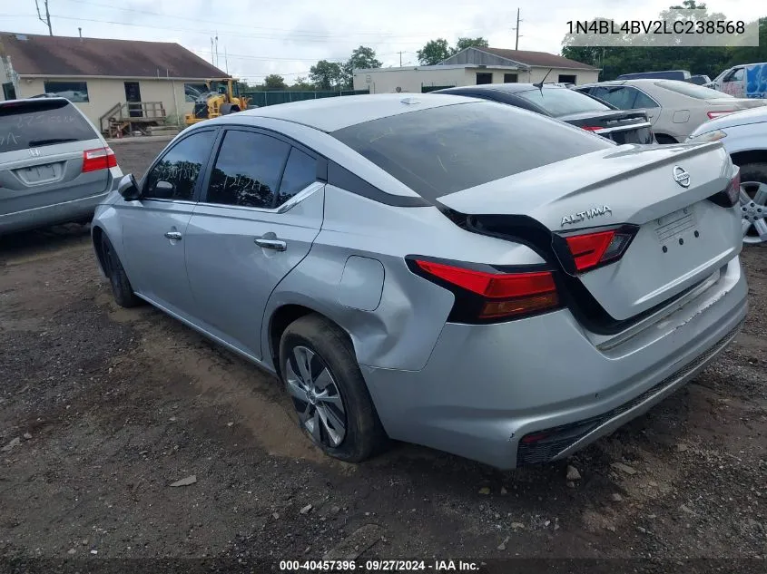 2020 Nissan Altima S Fwd VIN: 1N4BL4BV2LC238568 Lot: 40457396