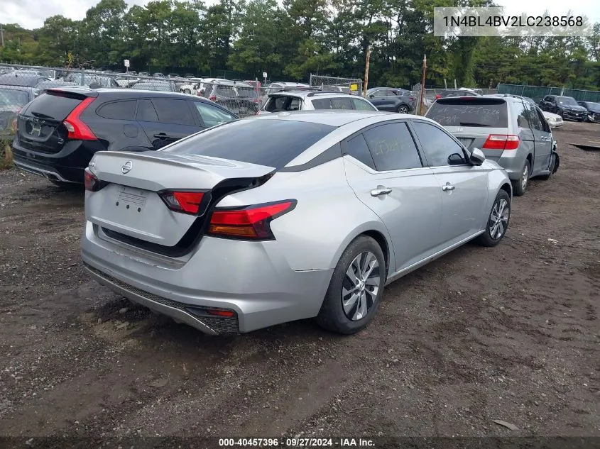 2020 Nissan Altima S Fwd VIN: 1N4BL4BV2LC238568 Lot: 40457396