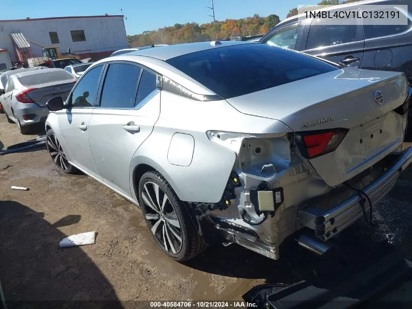 2020 Nissan Altima Sr Fwd VIN: 1N4BL4CV1LC132191 Lot: 40584706