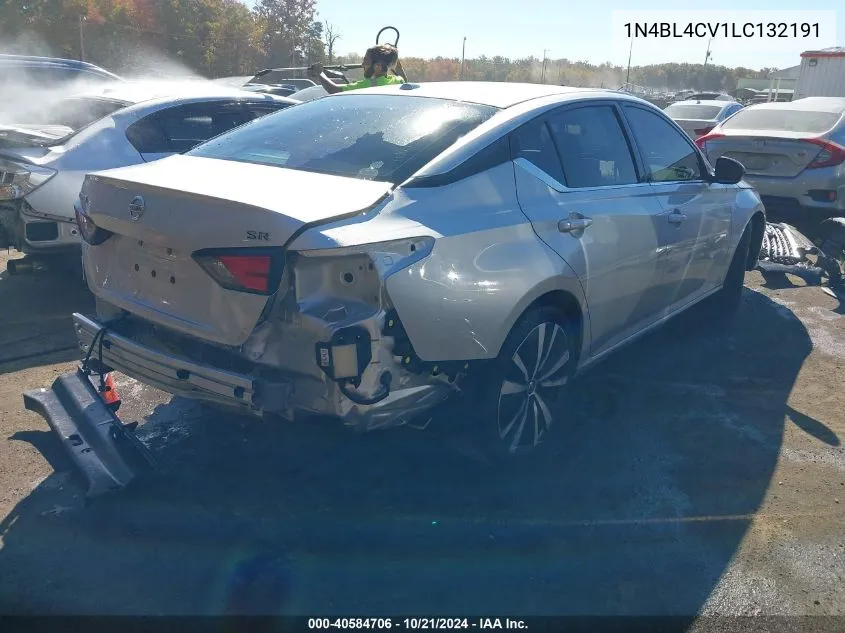 2020 Nissan Altima Sr Fwd VIN: 1N4BL4CV1LC132191 Lot: 40584706