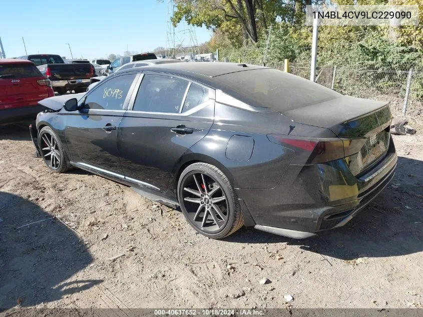 2020 Nissan Altima Sr Fwd VIN: 1N4BL4CV9LC229090 Lot: 40637652