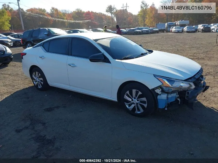 2020 Nissan Altima S VIN: 1N4BL4BV8LC160796 Lot: 40642392