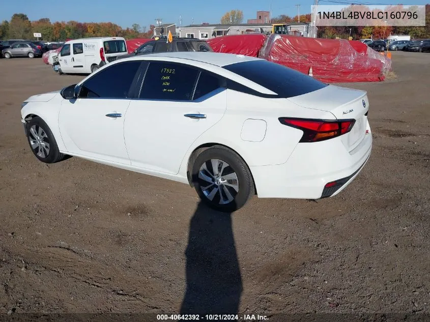 2020 Nissan Altima S VIN: 1N4BL4BV8LC160796 Lot: 40642392